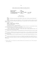 4562 Organize Sanayi Bölgeleri Kanunu