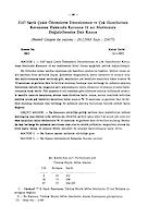 3167 Sayılı Çekle Ödemelerin Düzenlenmesi ve Çek Hamillerinin Korunması Hakkında Kanun